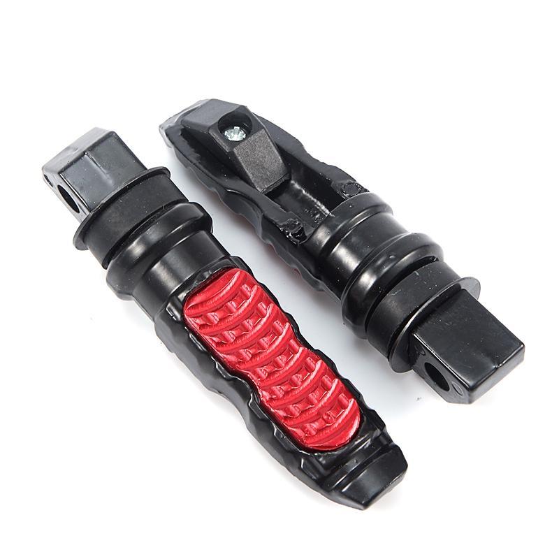 1 pár 8mm univerzální zadní stupačky pro motocykly Pedál Hliníkové stupačky pro motocykly Opěrka nohou