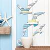 Retro Seagull Wall Decoration Set Wooden Seagull Ornament Room Decoration Living Room, Office Decor Items Home Decor Items