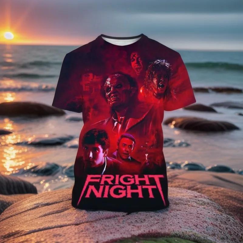 3D Printed T-Shirts for Men and Women, New Horror Movies, Vampires, Zombies, Ghosts, Halloween Fashion
