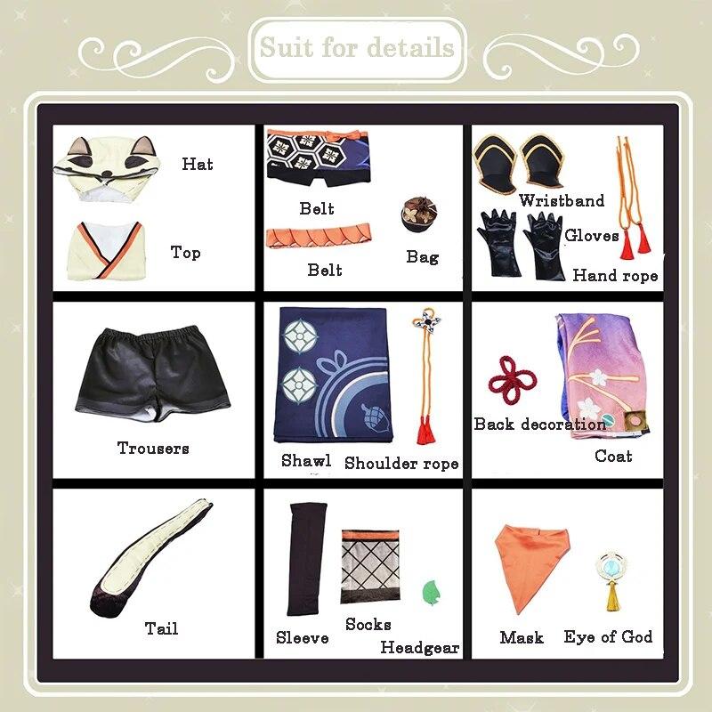 

Игра Genshin Impact Sayu Косплей Костюм Для Взрослых Карнавальная Униформа Парик Аниме Хэллоуин Вечерние Костюмы Маскарад Женское Сексуальное Платье XXXL