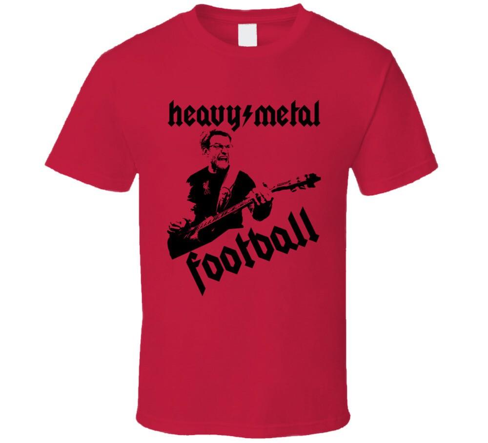 

Heavy Metal Football Jurgen Klopp Liverpool Football Soccer Fan T Shirt M
