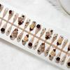 30 Pieces Of Prefabricated Nail Mid-step Three-dimensional Handmade Wearable Nails Guinea Pig Biscuits Cartoon Sweet And Cute Manicure Patch Nails