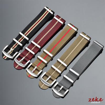 18mm 20mm 22mm Bracelet for Omega Ribbed Nylon Watchband Nylon Watch Strap Black Green Watchband for Military Sports Watch Band