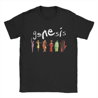Genesis Band T-Shirt Men Awesome Pure Cotton Tee Shirt Crew Neck Short Sleeve T Shirts Party Tops