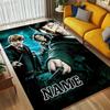 Custom Name Harry Potter Living Room Non-Slip Area Rug Soft Carpet for Bedroom Kids Playroom Sofa Office Home Decor Doormat