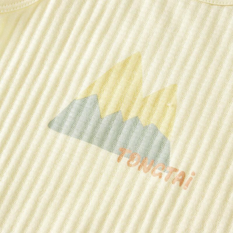 TONGTAI Baby Summer Sleeveless Pure Cotton Bodysuit