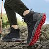 Nieuwe Herfst Sport Schoenen met Dikke Zool - Antislip en Slijtvaste Bergschoenen - Heren Mid-kuit Casual Sportschoenen