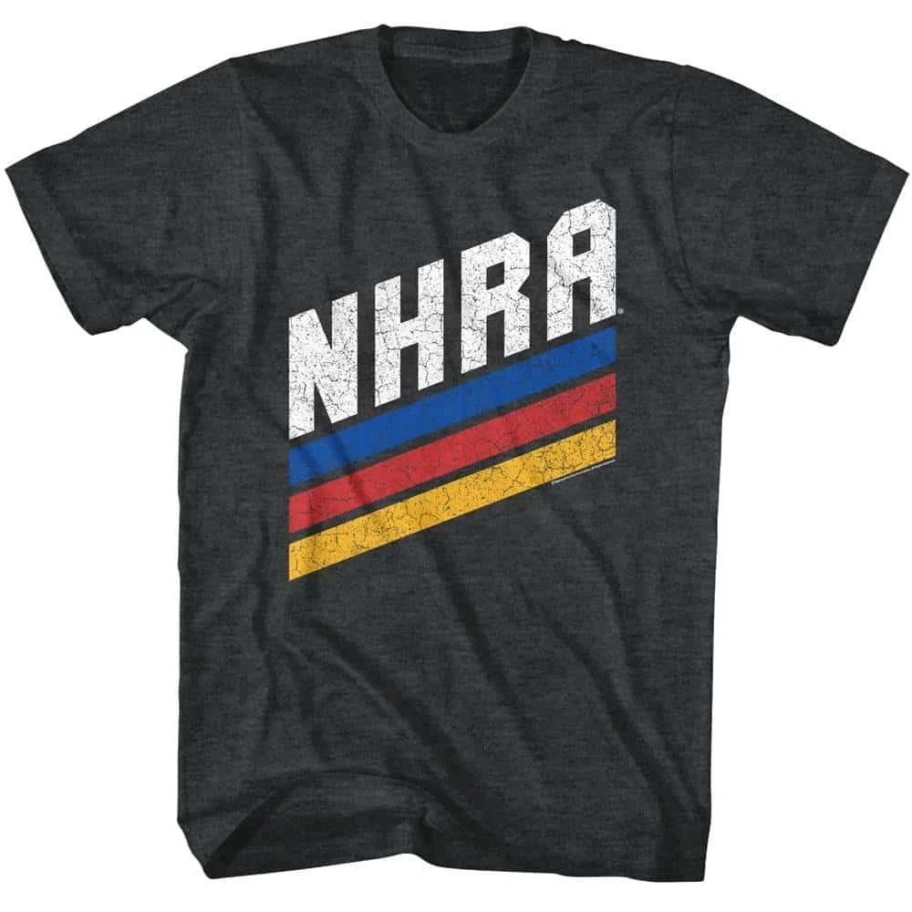 NHRA Vintage Racing Stripes Men s T Shirt 2XL