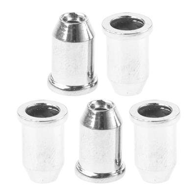 6 PCS Chrom Montage Ferrulen Buchse Set Gitarre String