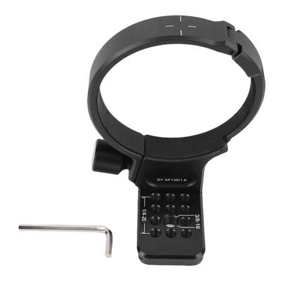 Metal Lens Collar Fit for Samyang AF135 F1.8 Tripod Mount Ring Camera Adapter with 1 4in 3 8in Screw Hole