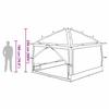 Inner Tent for 7 Persons Gray and Orange 300 x 300 x 250 cm