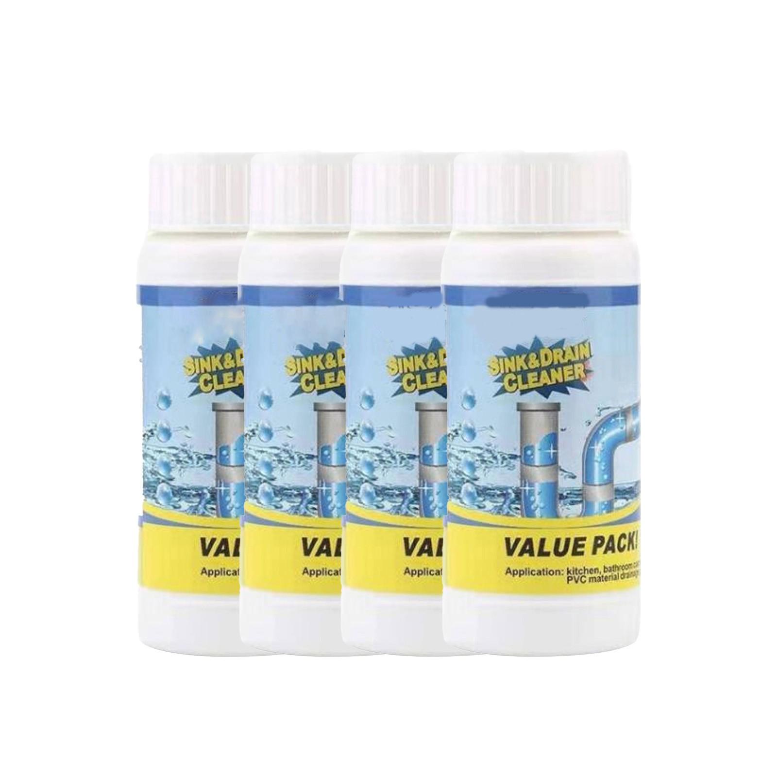 

Сильное растворение средства для прочистки для очистки канализации, кухонь, масляных пятен, туалетов, туалетов, засоров от овощных отходов и прочистки One Size белый