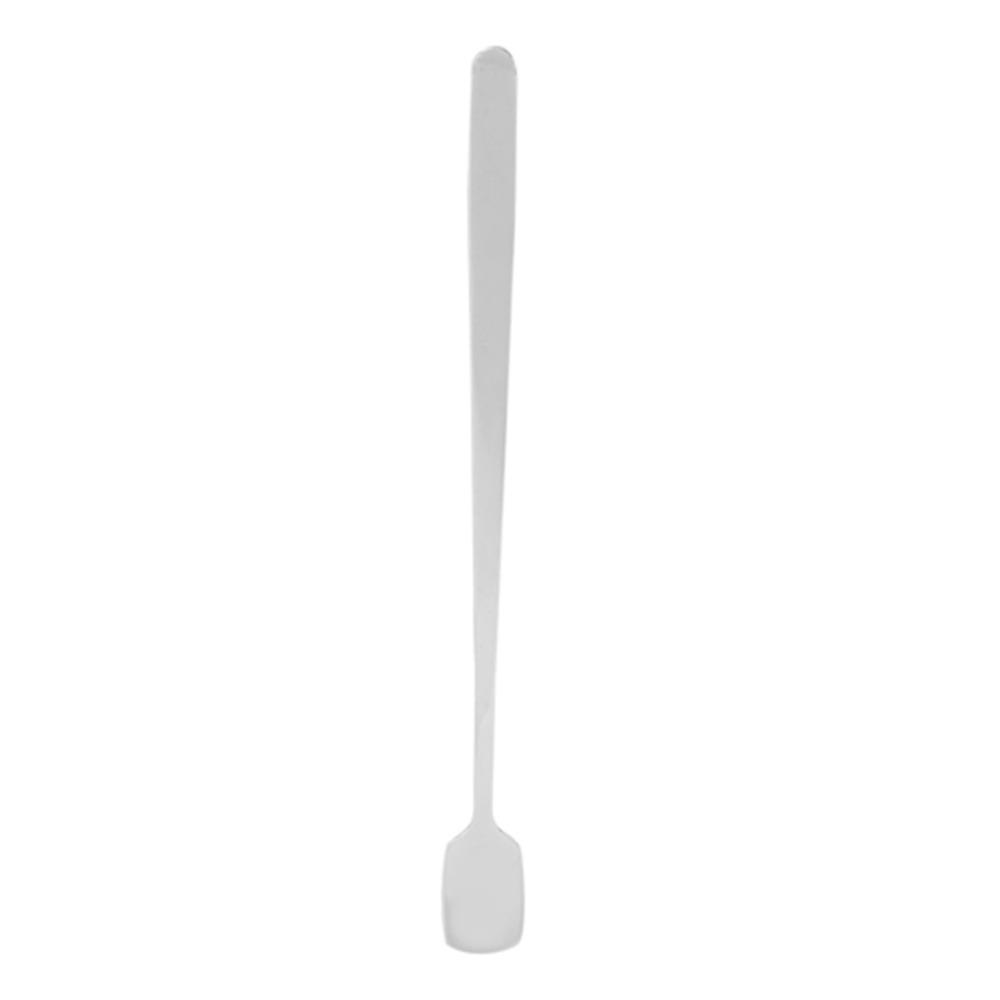 Stainless Steel Long Handle Bar Mixing Spoon Reusable Long Handle Stainless Steel Mixing Spoon 250mm Length 17Cm Length