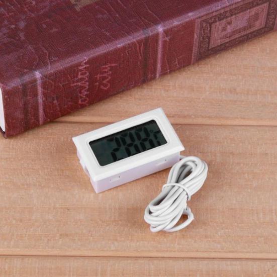 Fisch Aquarium Wasser Sonde LCD Mini Kühlschrank 2m Digitales Thermometer Temperaturtester