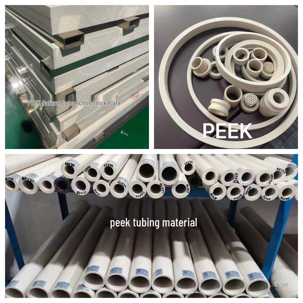 

Antistatic Black PEEK Board & Rod - High-Temp Resistant Polyether Ether Ketone Material