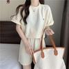Women's Casual Summer Two-Piece: Stylish, Lightweight Short-Sleeve Top & Shorts Set