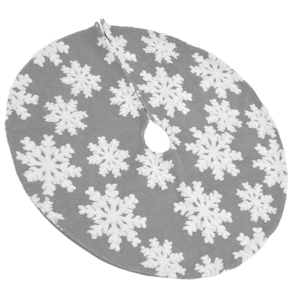 Julgransmatta Söta Snöflingemönster Återanvänd Vacker Praktisk Julgransdekorationer