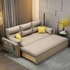 Modern Minimalist Expandable Fabric Upholstered Leisure Sofa Bed Armchair Office Living Room Bedroom Sofa Bed