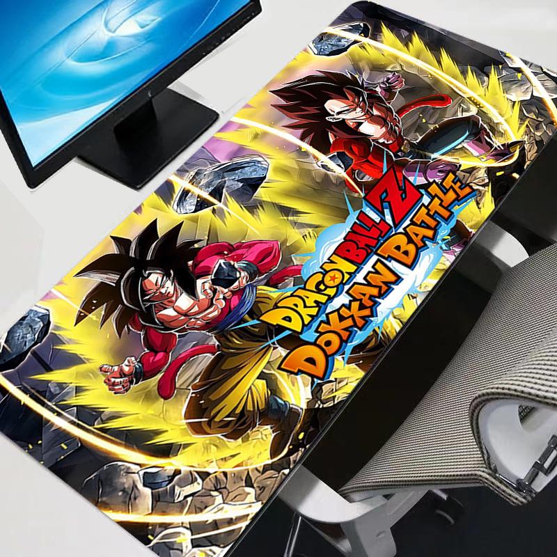 Mouse Pad Gamer PC Computer Dragon Balls Vegeta And Goku Anime Desk mat Keyboard Anime rug Gaming Accessories Mousepad Carpet