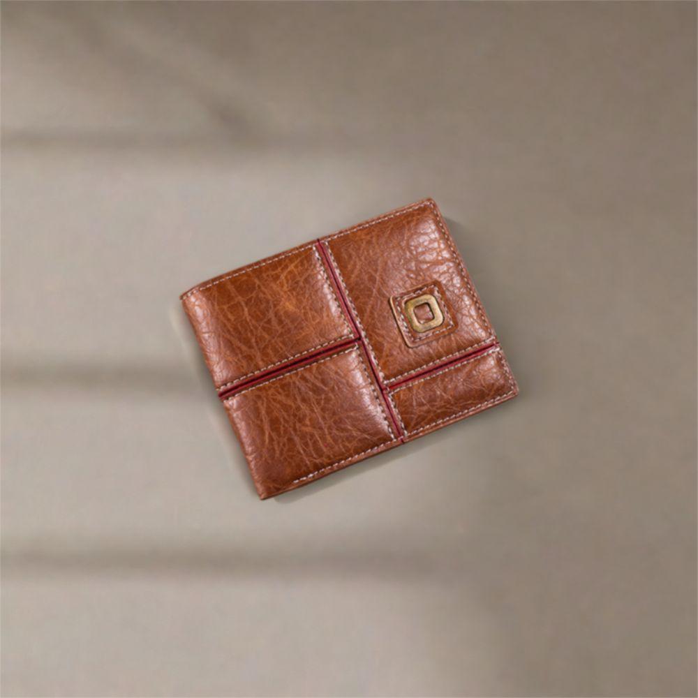 Classic Men's Short Wallet Business Coin Pocket Fashion Male Bifold Wallets  Cash