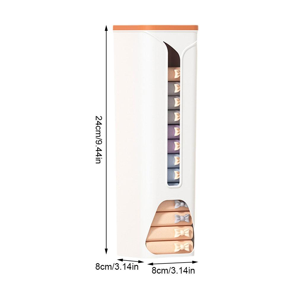 Home Wall Mounted Underwear Organizer Closet Underwear Panties Sock Organizer Kitchen Garbage Bag Organizer Dispenser