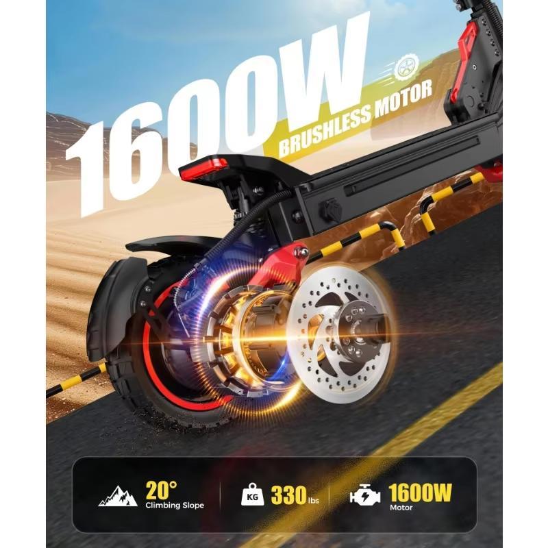 E-Scooter J15MAX 1600WMotor 48V 18AH Batterie Elektroroller Faltbar Tragbar Erwachsener Outdoor-Sport Pendeln E-Scooter 11-Zoll-Reifen .