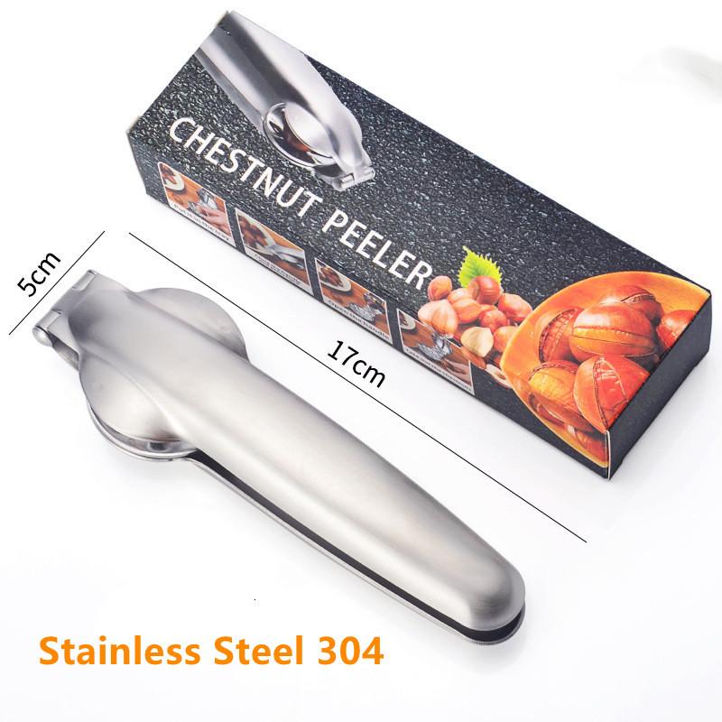 High Quality Stainless Steel Two in One Chestnut Machine Kitchen Tool with Dry Bottle Opener Sheath and Cutter Function