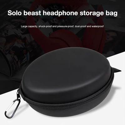 Foldable Headset Holder Case Storage Carrying Hard Bag Box Case For Earphone Headphone Earbuds Memory Card USB Cable Storage Box