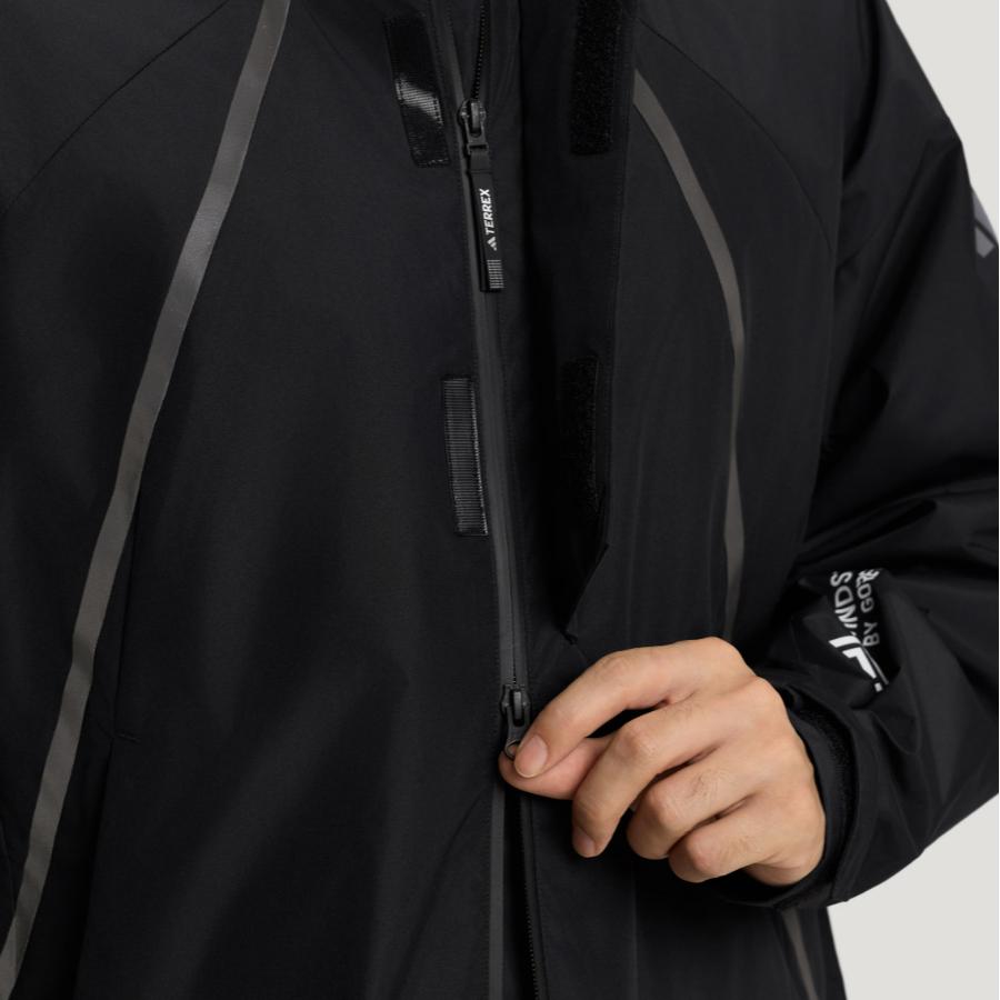 Adidas XPLORIC Jackets Men's Black Hooded Moderate Other KD4385