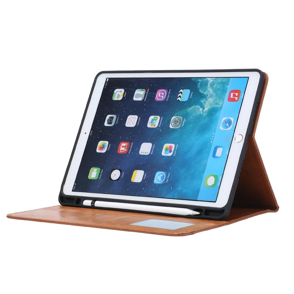 Luxury Business Flip Leather Tablet Case for Apple IPad Air Pro 13 11 12.9 Air 4 5 10 9 8 7 6 5 Th Soft Skin Feel Protect Cover