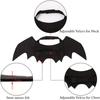 Halloween Pet Bat Wings Decoration Kitten Adjustable Costume with Velcro Kitten Cosplay Bat Wings Accessories Party Pet Supplies