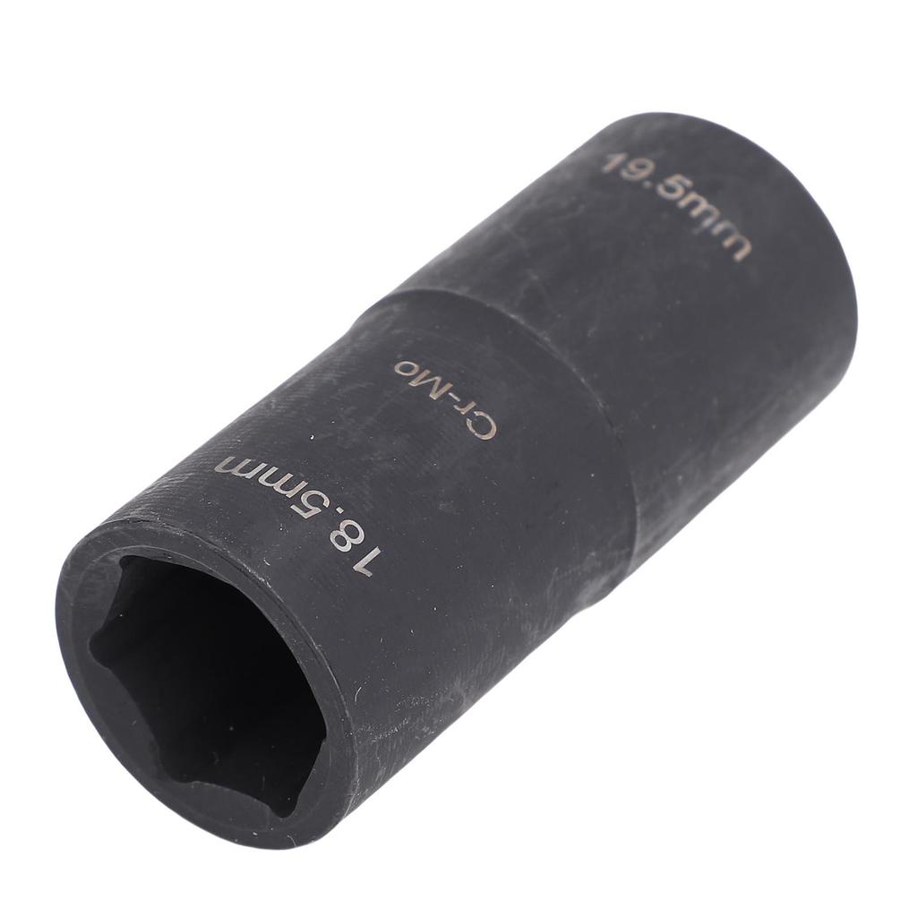 Lug Nut Flip Socket 1 2in Drive 18.5mm 19.5mm Impact Double Ended Lug Nut Removal Tool for Automotive Repair Maintenance