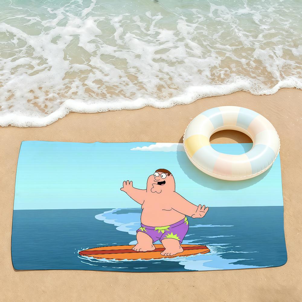 Funny tv F-Family G-Guy Towel Drying Bath Towel Applicable To Light Swimming Camping Yoga Beach Out