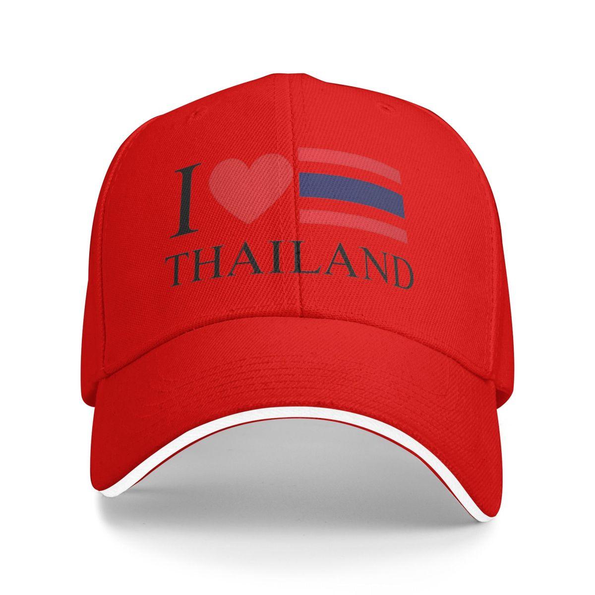 

Я люблю Таиланд Бейсболки Snapback Бейсбольные кепки Дышащие Повседневные Кепки для улицы для мужчин и женщин One Size