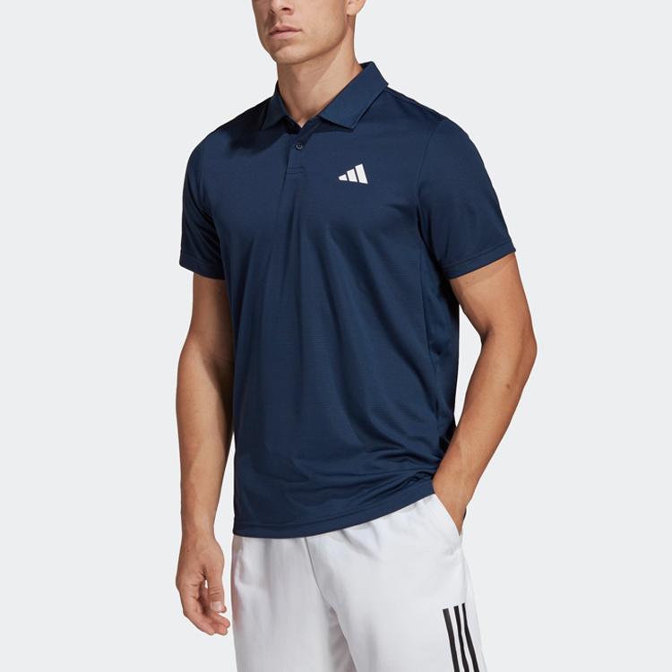 New Adidas Polo Shirt Men's College Navy HS3237