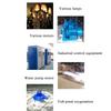 433MHz/315MHz High Power AC220V-380V RF Remote Control Switch 2CH Receiver Industrial Transmitter for Pump LED Light