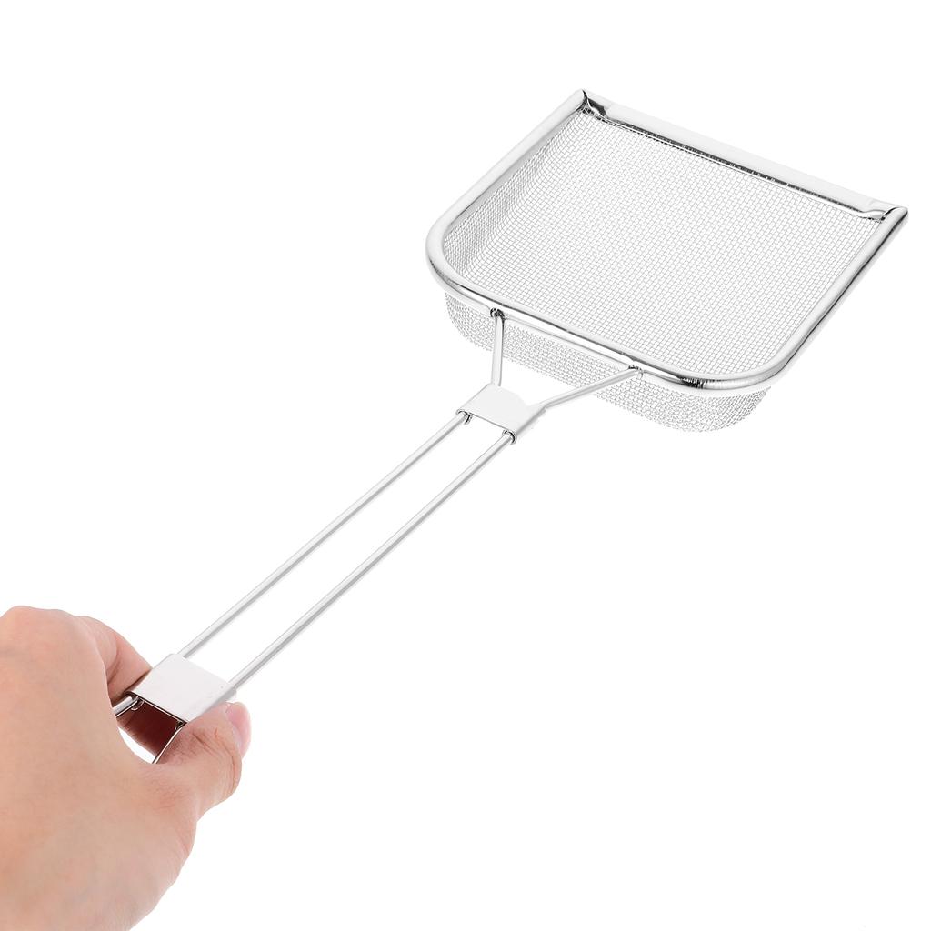 Oil Residue Pasta Drainer Ladle Air Fryer Metal Spoons Cooking Skimmer 304 Stainless Steel Colander Strainer