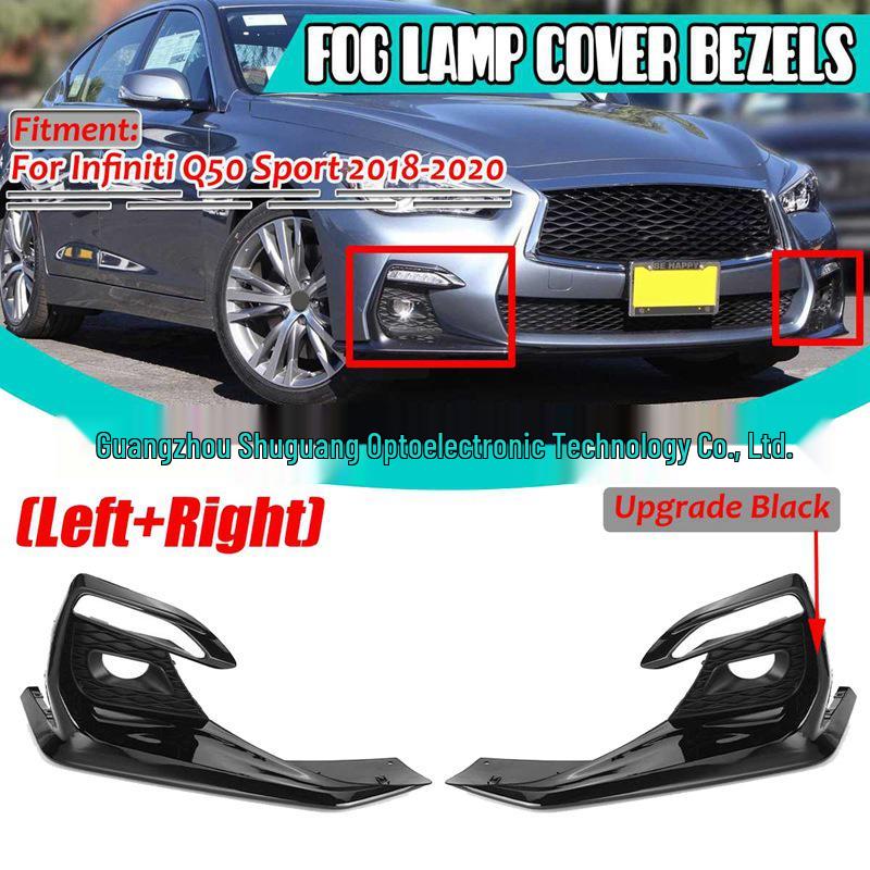 

Infiniti Q50L Sport 18-21 Fog Light Frame and Grille Cover Left