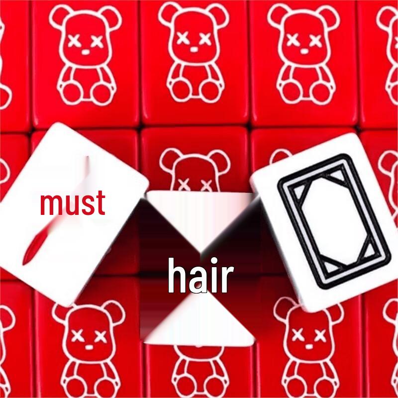 Brangdy Red Violent Bear Mahjong Set