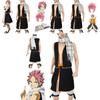 Conjunto Completo de Top e Saia Cosplay de Alta Qualidade do Natsu Dragneel de Fairy Tail Para o Halloween
