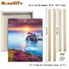 RUOPOTY Painting By Numbers Seaside Landscape Handpainted Unique Gift Pictures By Numbers Tree For Adults Home Decoration