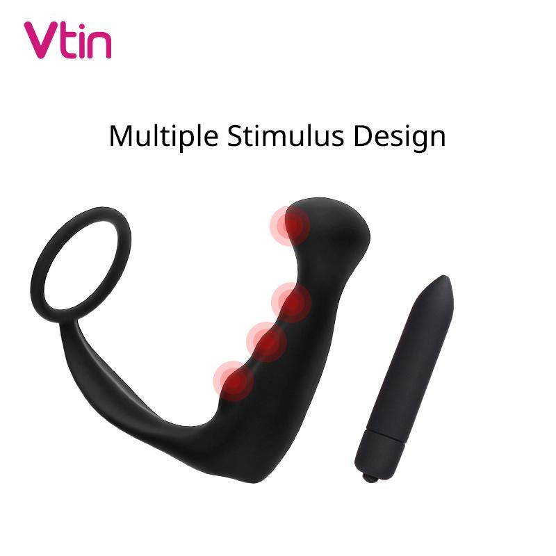 Prostate Massager for Men - Anal Plug & Masturbation Stick for Couples