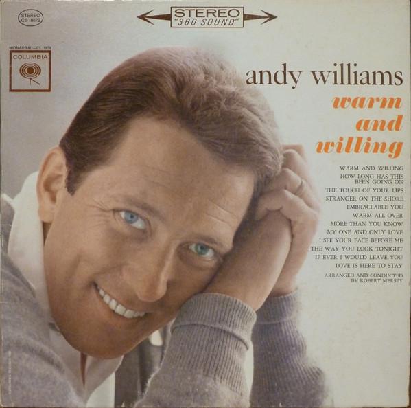 

LP Record ANDY WILLIAMS - Warm And Willing CS8679 COLUMBIA 1962 US Pop Used