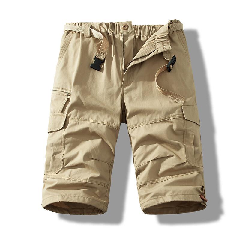 Summer Cargo Shorts Men Casual Sports Shorts Man Hiking Fishing Joggers Long Shorts