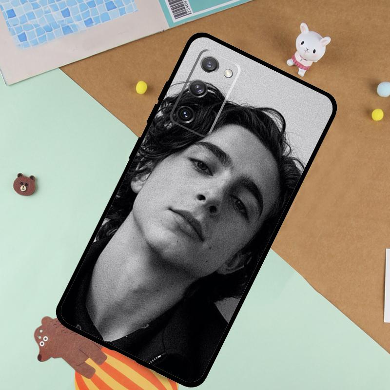 Timothee Chalamet Actor Soft Case For Samsung Galaxy S25 Ultra S9 S10 S20 FE S21 S22 S23 Plus S24 Ultra Funda Cover