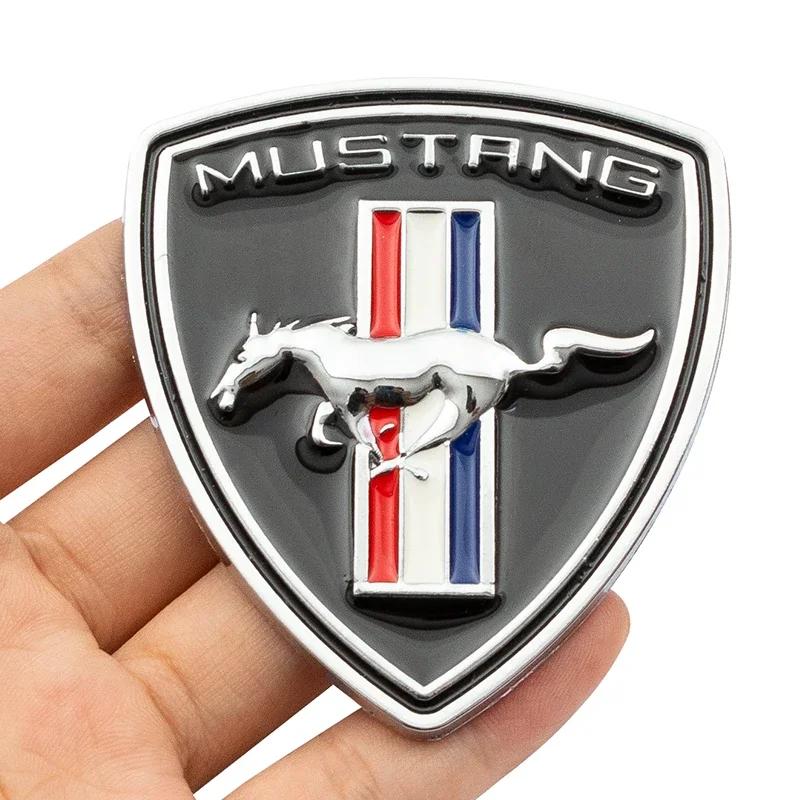 3D Metal Car Styling Body Trunk Emblem Sticker Decoration Auto Accessories For Mustang Focus Kuga Mondeo Max Fusion Ranger