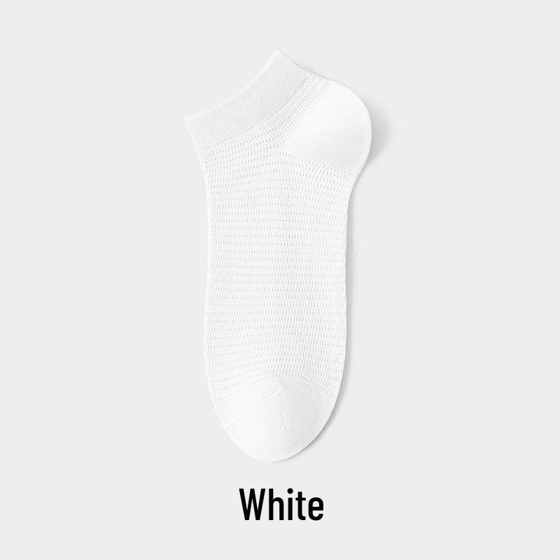Men's Antibacterial Cotton Socks - Spring, Autumn & Winter Breathable, Sweat-Absorbent Business Style