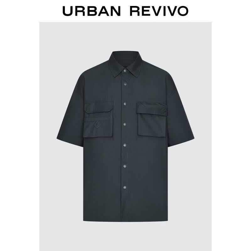 UR2026 Men s Casual Short Sleeve Shirt S