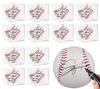 Alvailis Autographed Ball Set of Collection Acrylic Display UV Prevents Deterioration and Discoloration of Transparent Protective Compatible with
