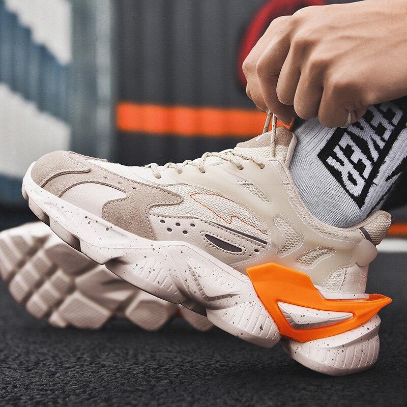Chunky Sneakers Men Shoes  Designer Trendy Casual Walking Footwear Light Breathable Male Sport Running Shoes Tenis Trainers
